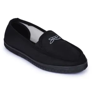 A-HA Black Casual Non Lacing Shoes For Men WALKER-E By Liberty