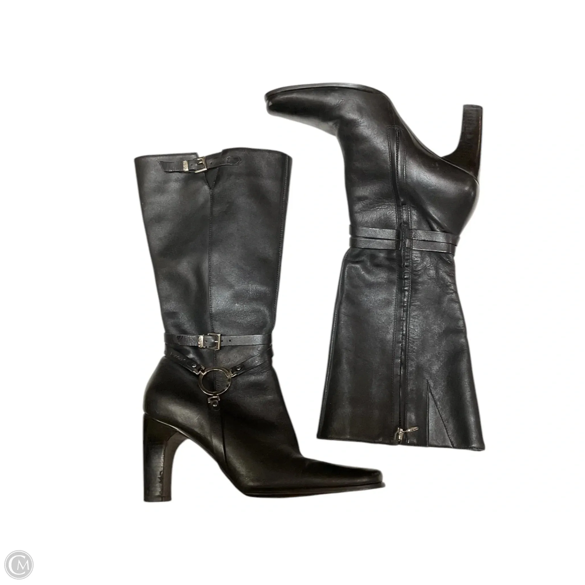 Boots Knee Heels By Harley Davidson In Black, Size: 7.5