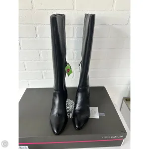 Boots Knee Heels By Vince Camuto In Black, Size: 8.5