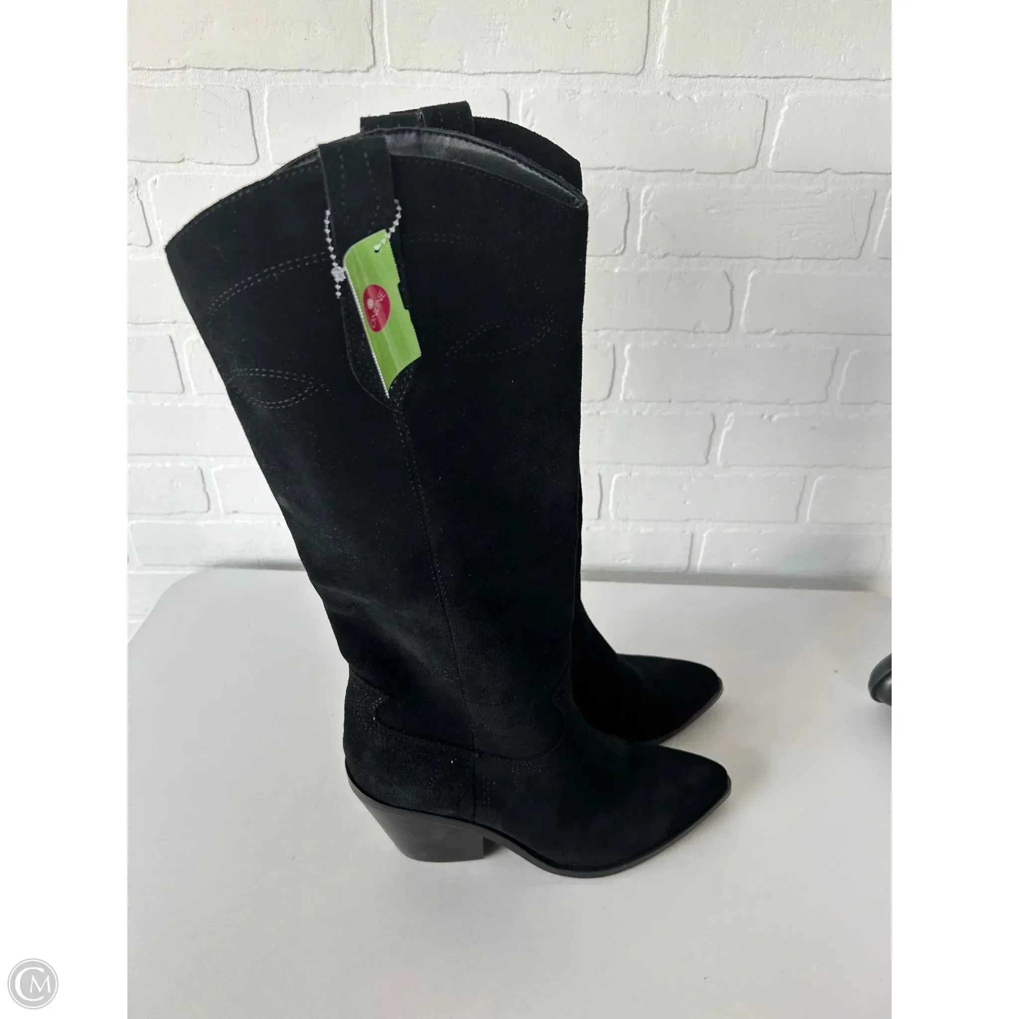 Boots Western By Nine West In Black, Size: 8.5