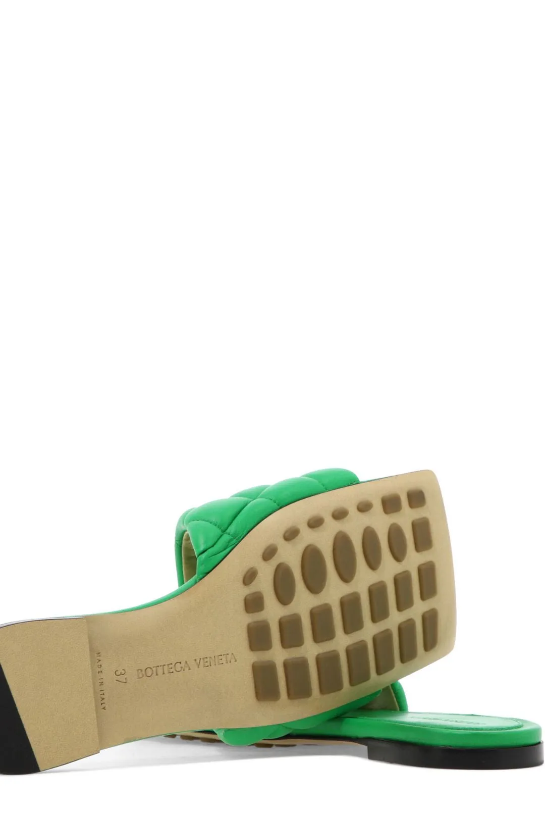 Bottega Veneta Quilted Open Toe Flat Sandals