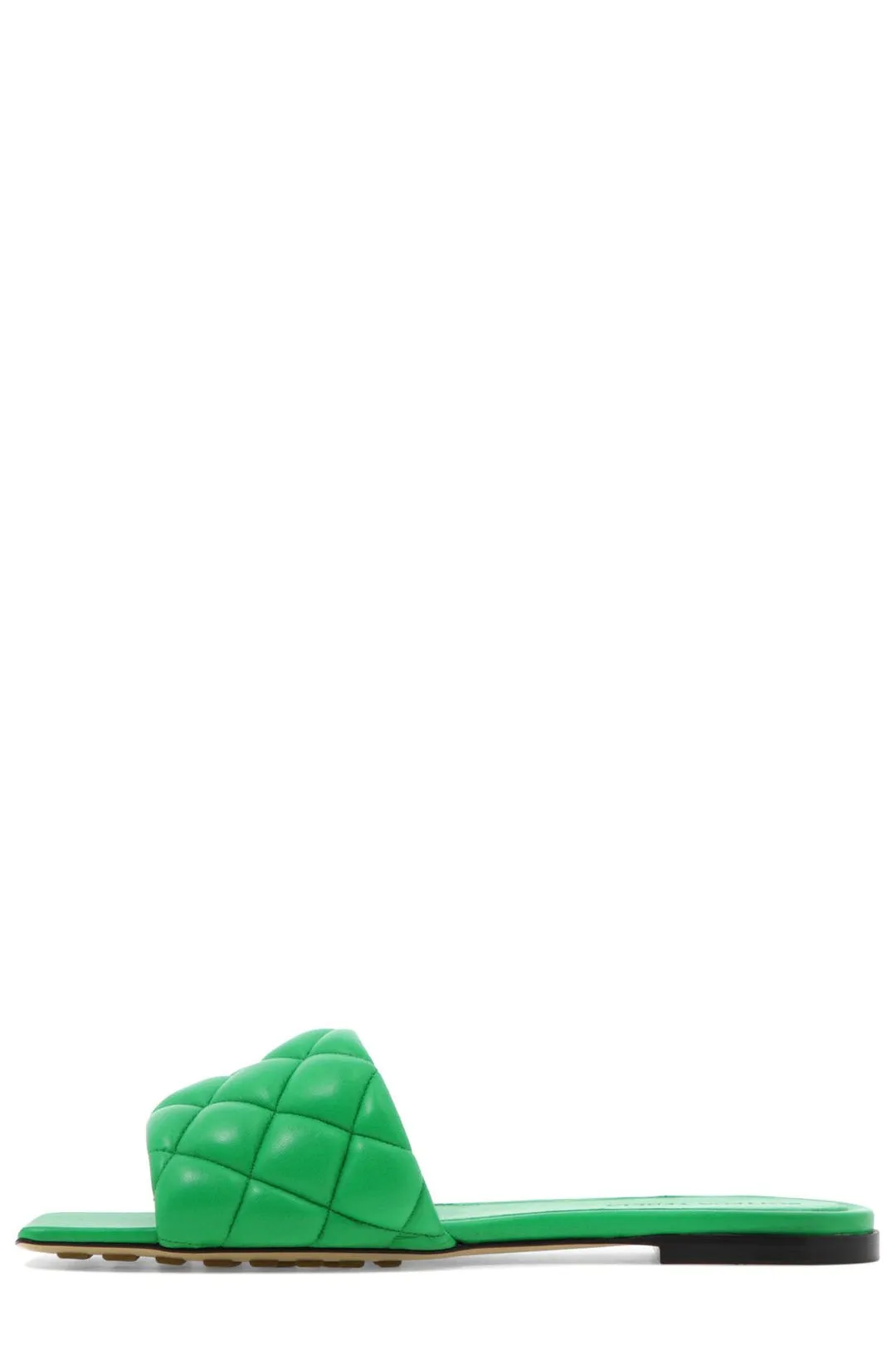 Bottega Veneta Quilted Open Toe Flat Sandals