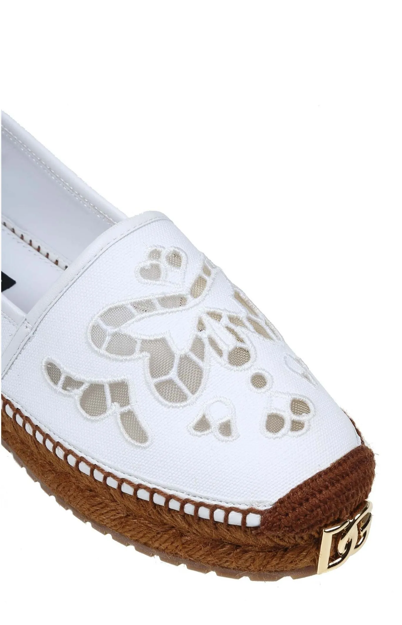 Dolce & Gabbana Logo Embroidered Espadrilles