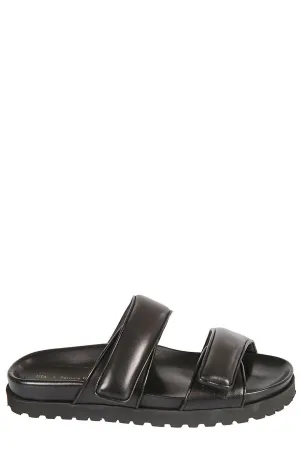 GIA BORGHINI Open Toe Slip-On Flat Sandals