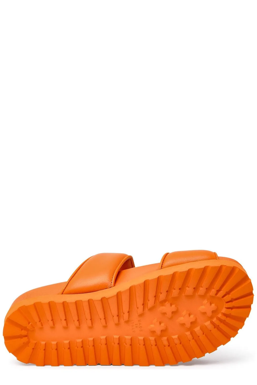 GIA BORGHINI Open Toe Slip-On Flat Sandals