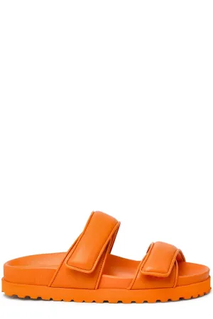 GIA BORGHINI Open Toe Slip-On Flat Sandals
