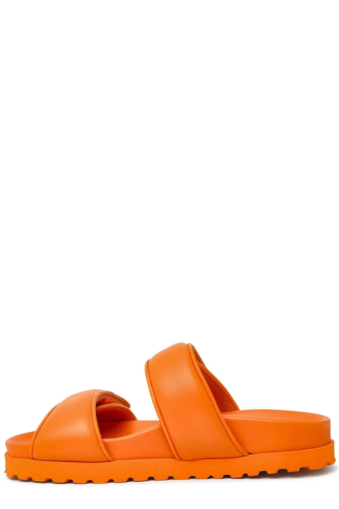 GIA BORGHINI Open Toe Slip-On Flat Sandals