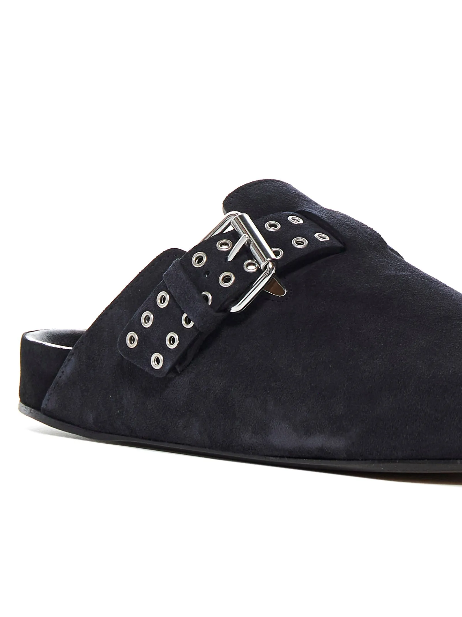 Isabel Marant Slip-On Buckle Detailed Flats