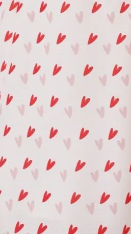 Jasmine Crop Top - Sweetheart Print