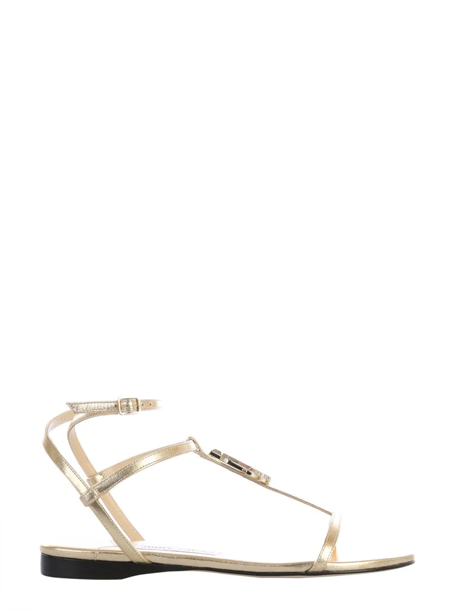 Jimmy Choo Alodie Flat Sandals