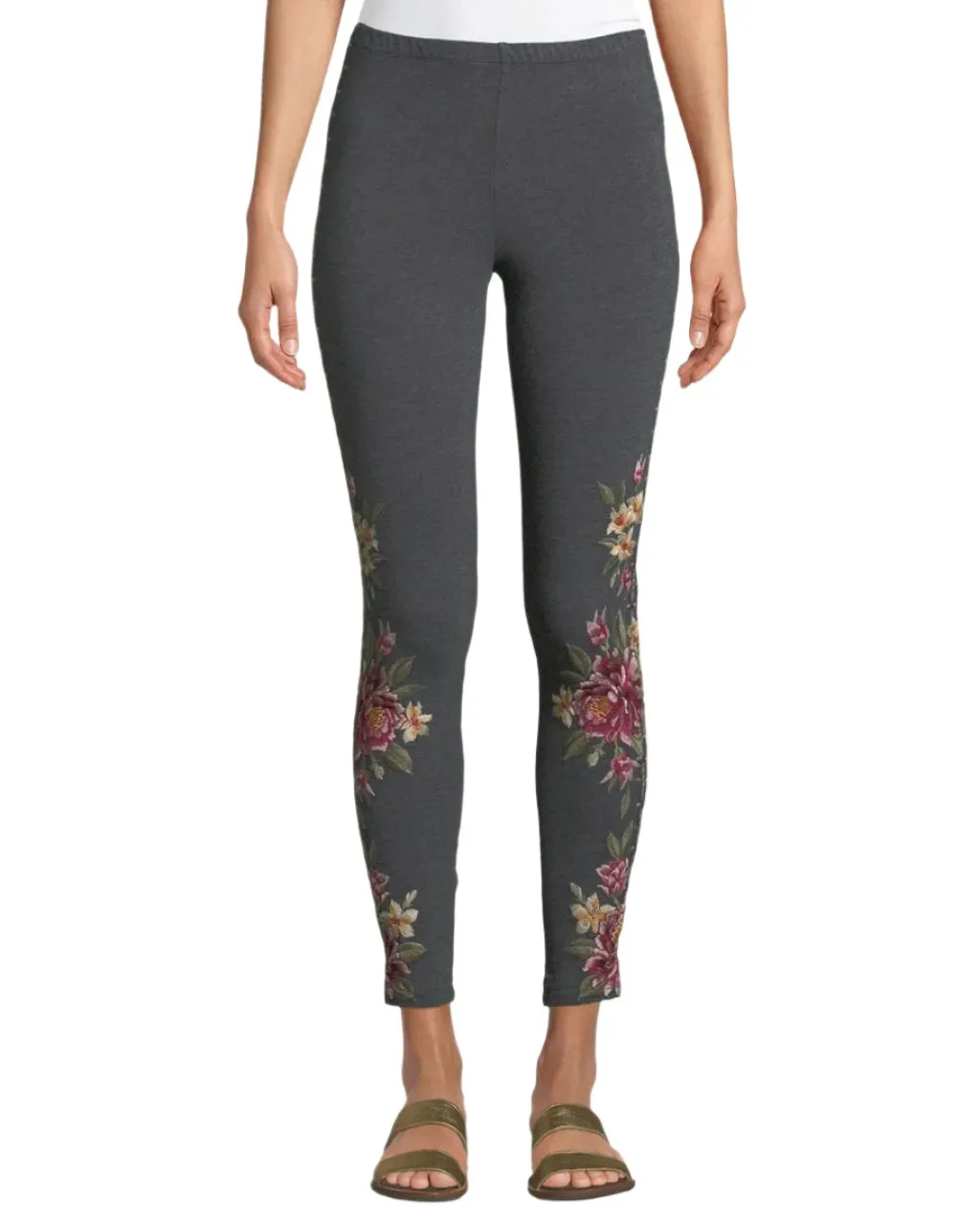Johnny Was Joanna Tonal Embroidered Legging