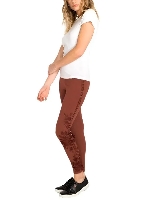 Johnny Was Joanna Tonal Embroidered Legging