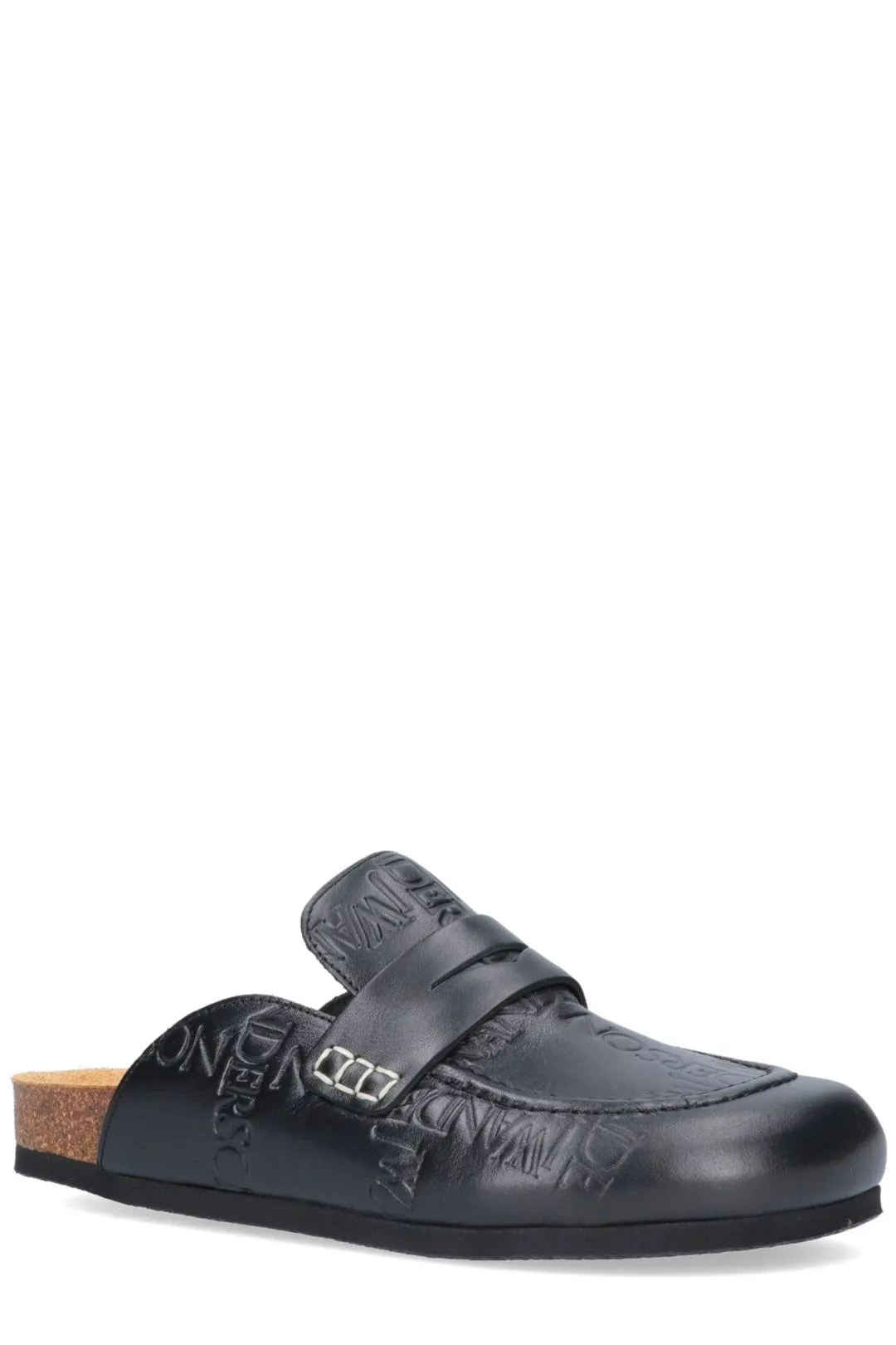 JW Anderson Allover Logo Embossed Mules