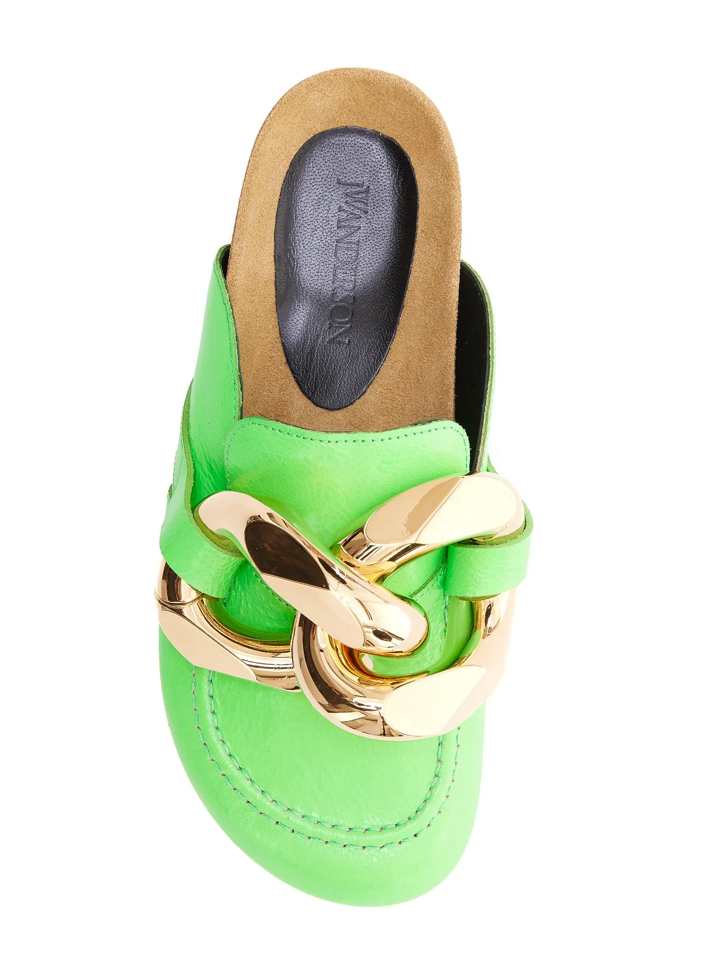 JW Anderson Chain-Linked Slip-On Loafer Mules