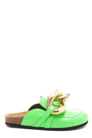 JW Anderson Chain-Linked Slip-On Loafer Mules