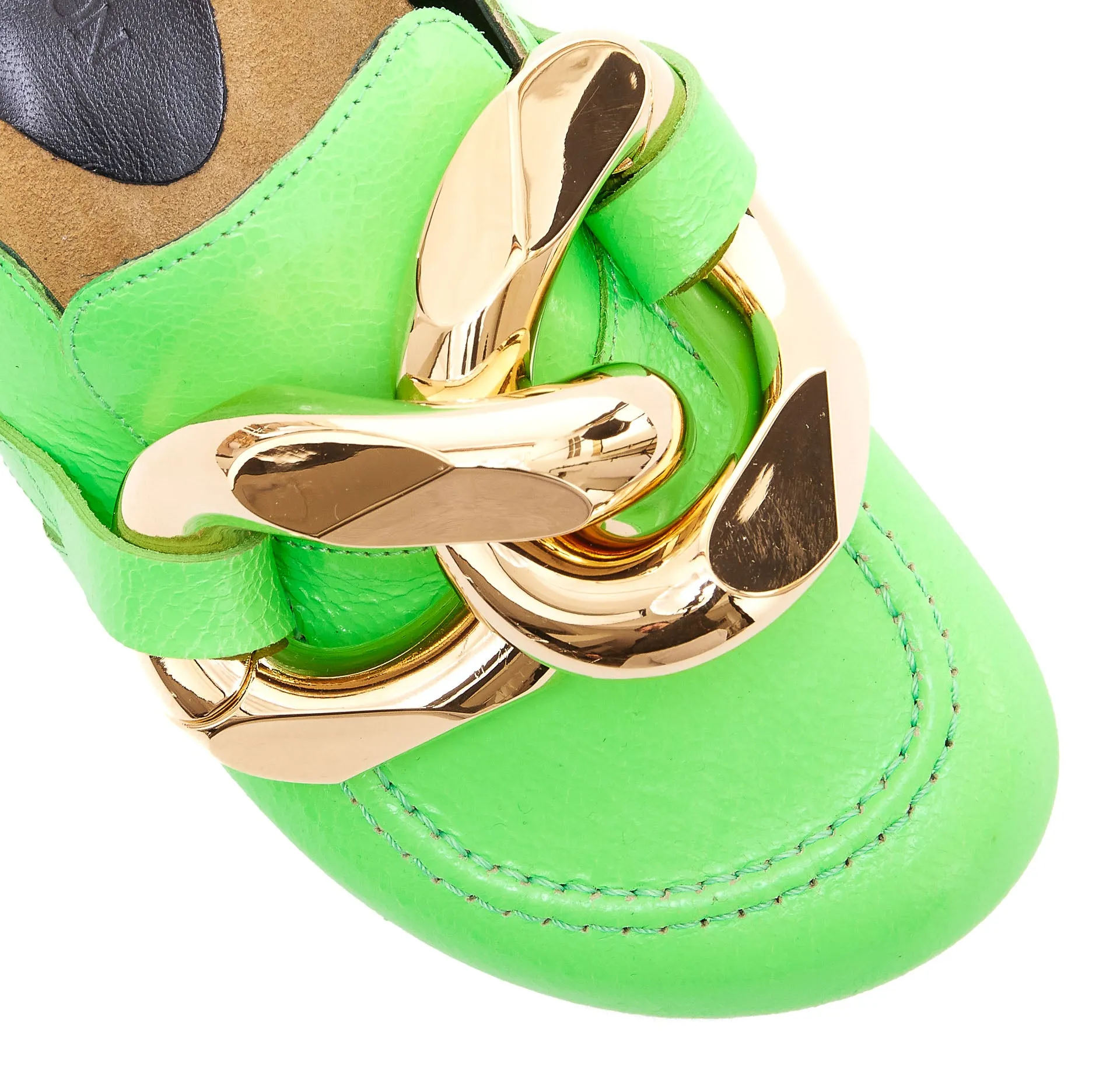 JW Anderson Chain-Linked Slip-On Loafer Mules
