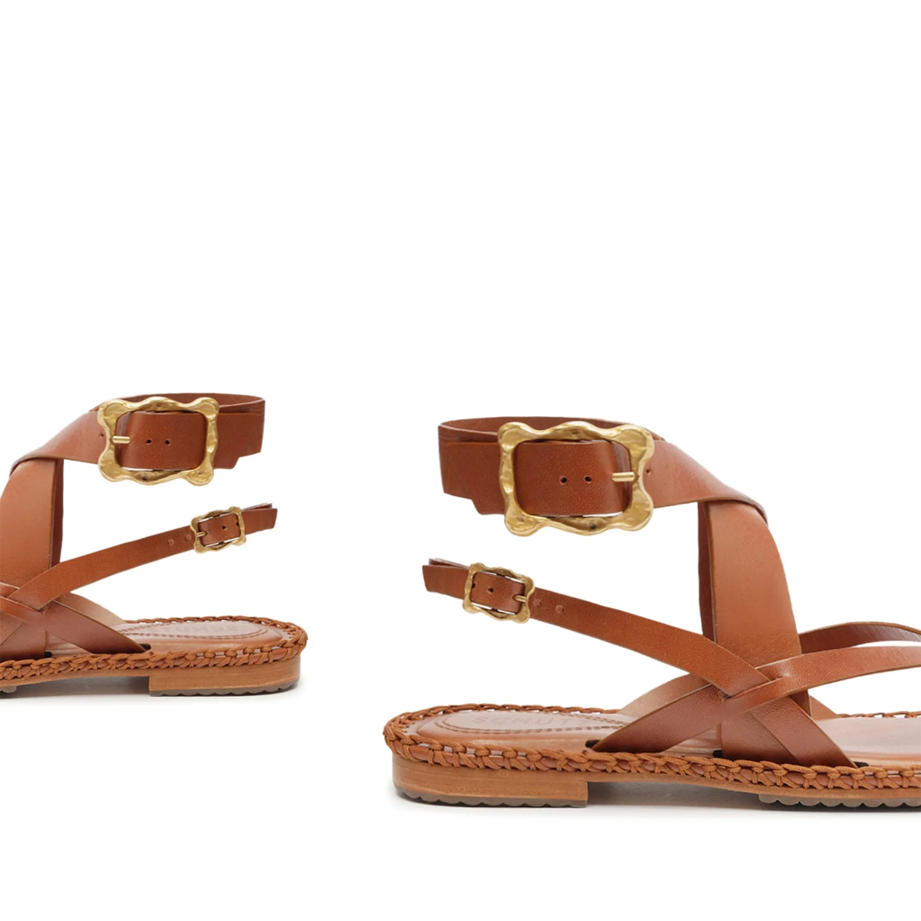 Keith Flat Leather Sandal