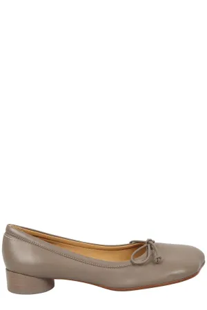 MM6 Maison Margiela Bow Detail Ballerina Shoes