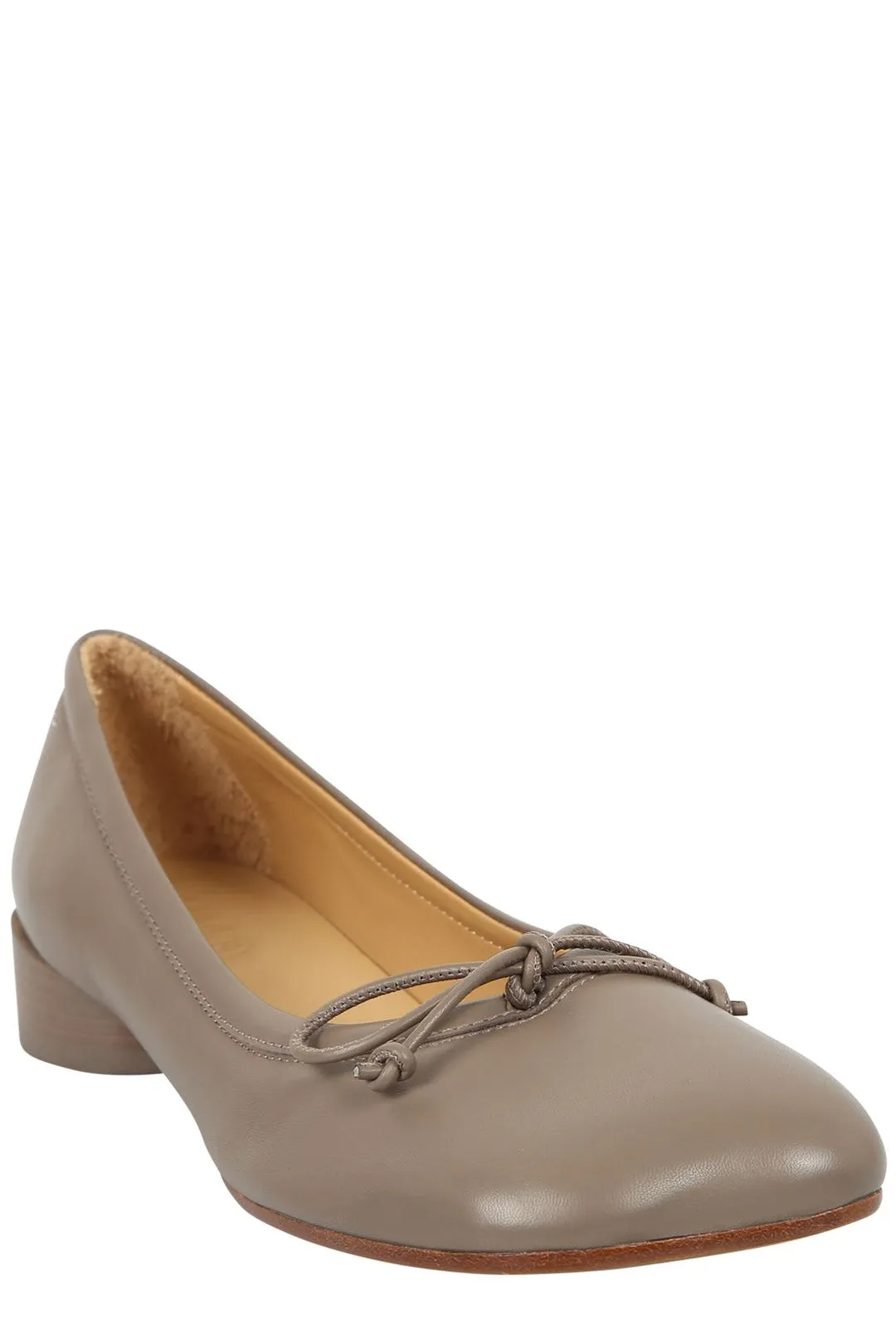 MM6 Maison Margiela Bow Detail Ballerina Shoes