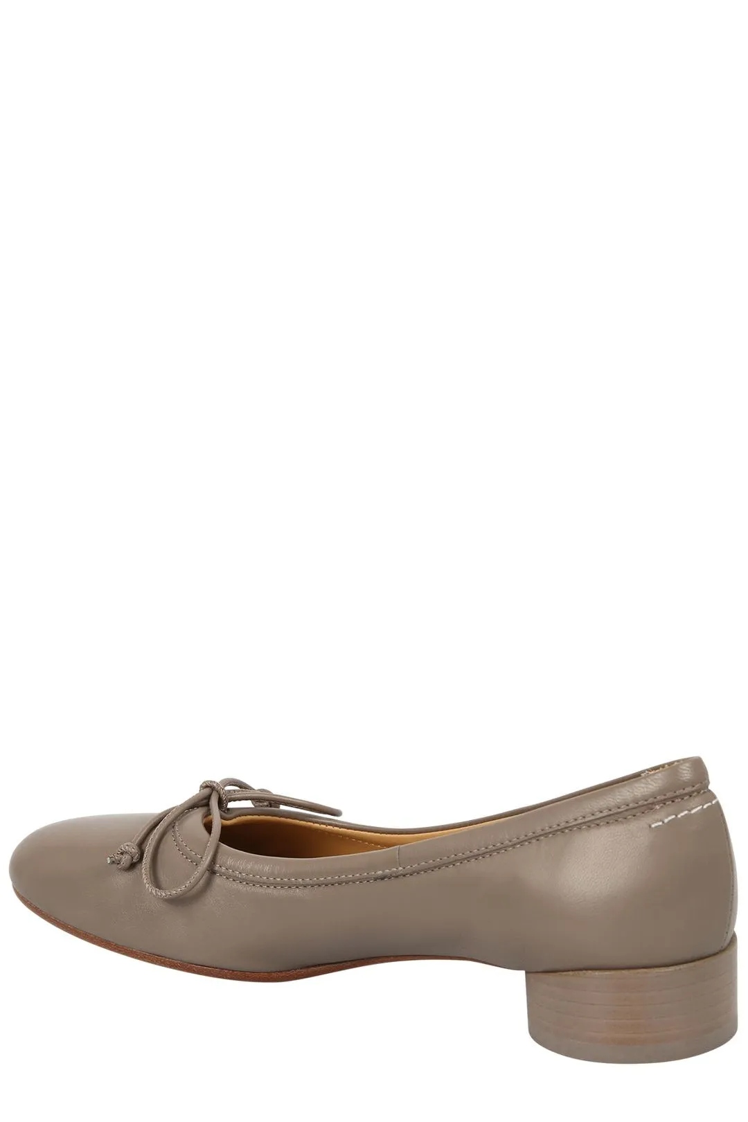 MM6 Maison Margiela Bow Detail Ballerina Shoes