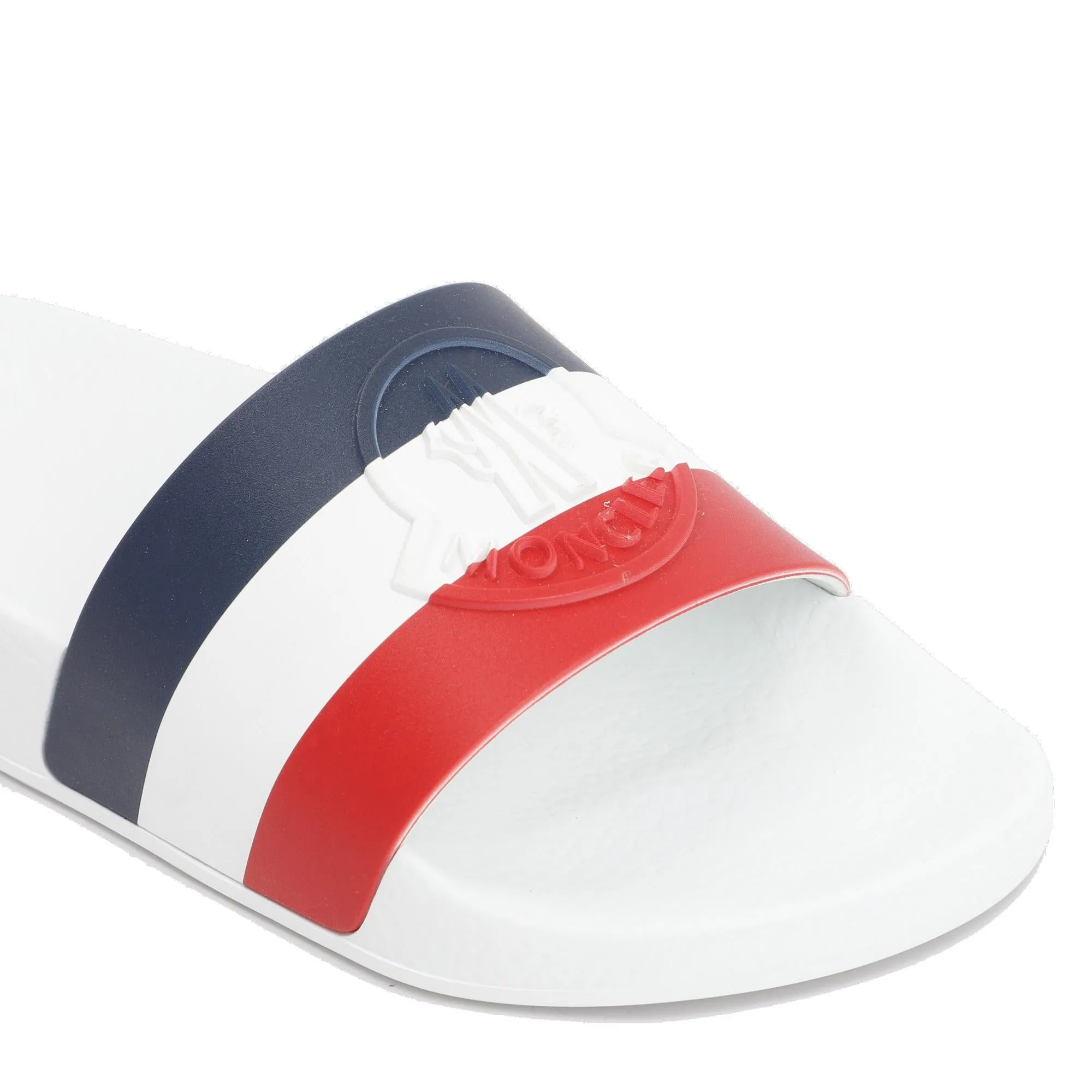 Moncler Logo Embossed Flat Sandals