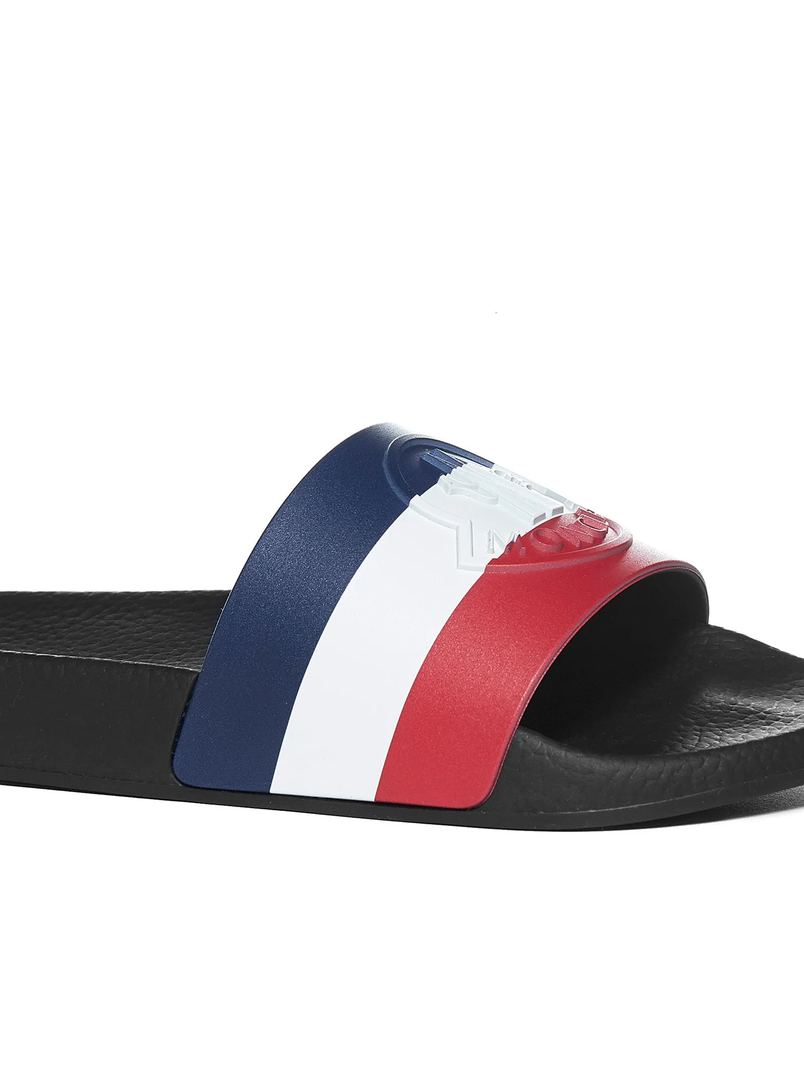 Moncler Logo Embossed Flat Sandals