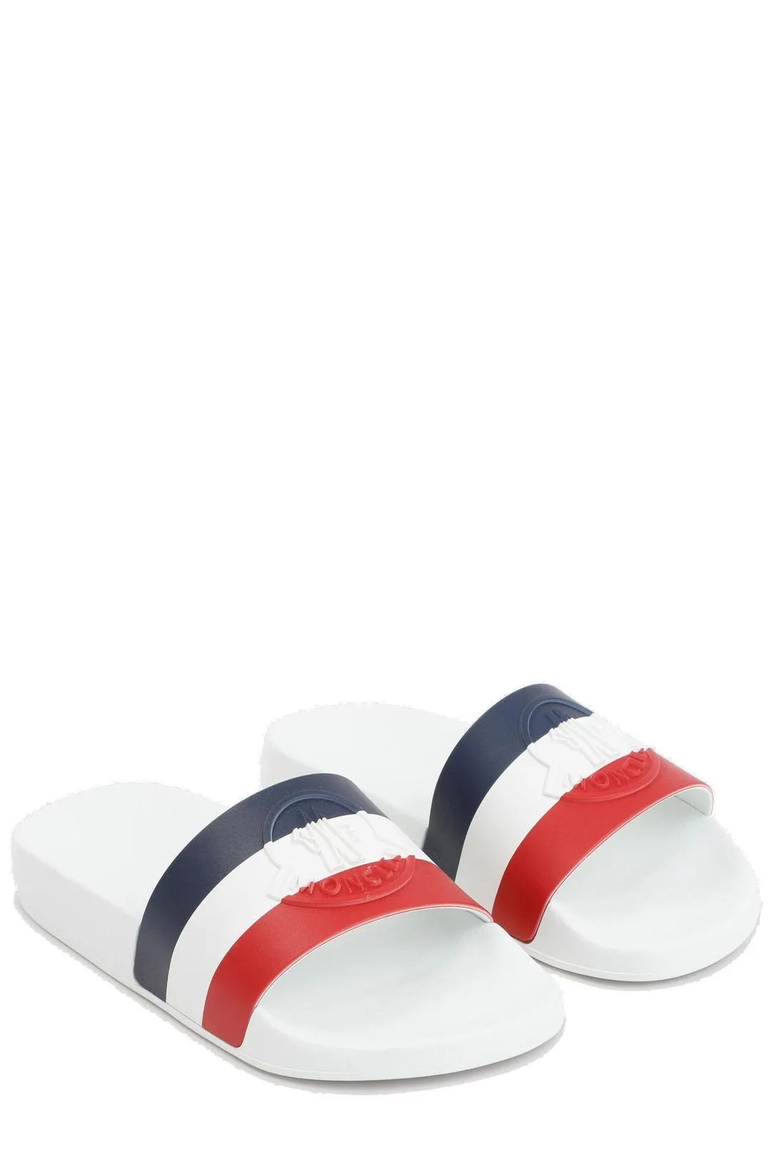 Moncler Logo Embossed Flat Sandals