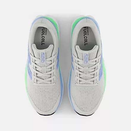 NEW BALANCE KID'S PROPEL V5 GREY/WHITE RUNNING SHOES