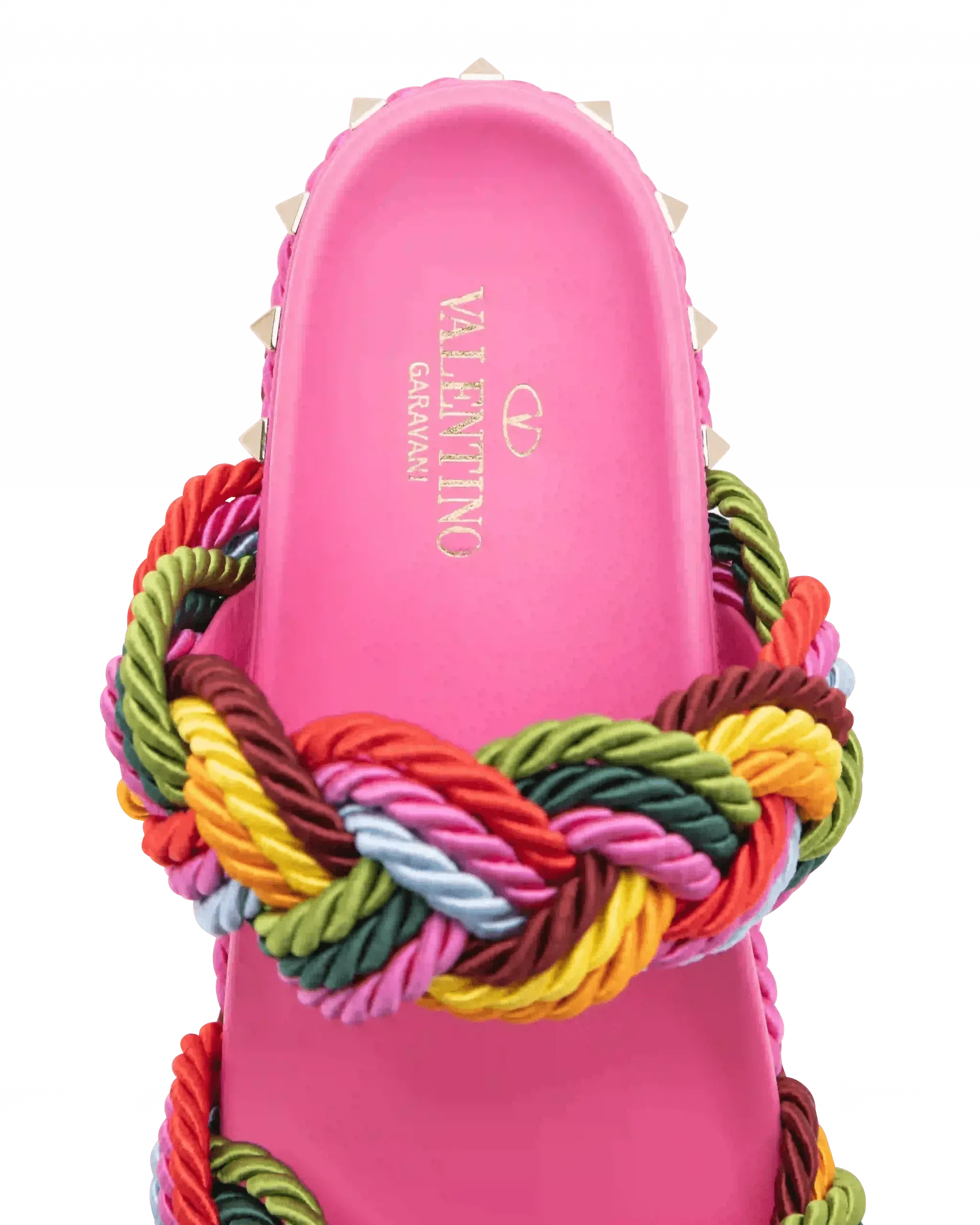 Rockstud Braided Slides