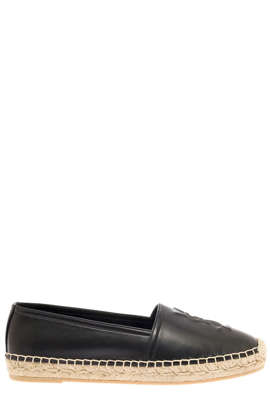Saint Laurent Logo Debossed Slip-On Espadrilles