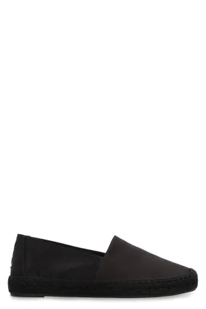 Saint Laurent Round Toe Slip-On Espadrilles