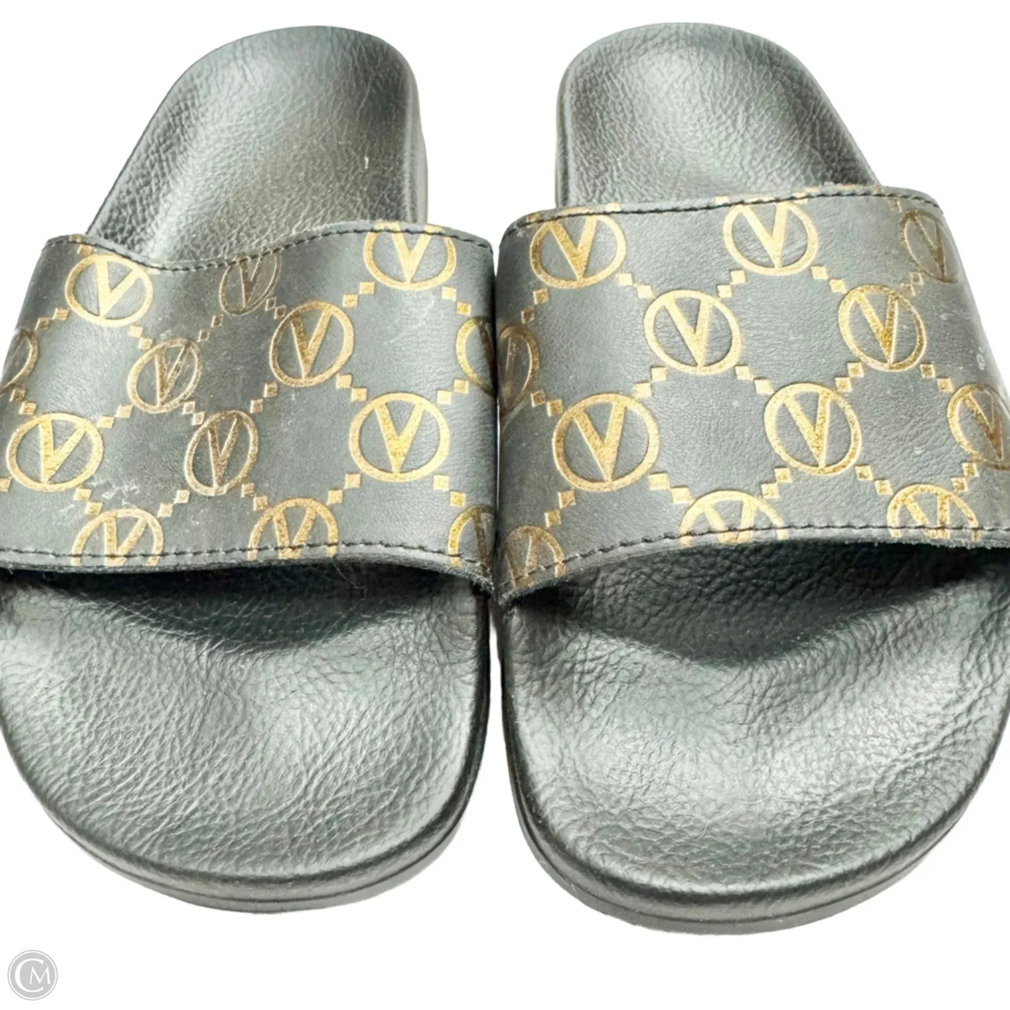 Sandals Designer By Valentino-mario In Black, Size: 6