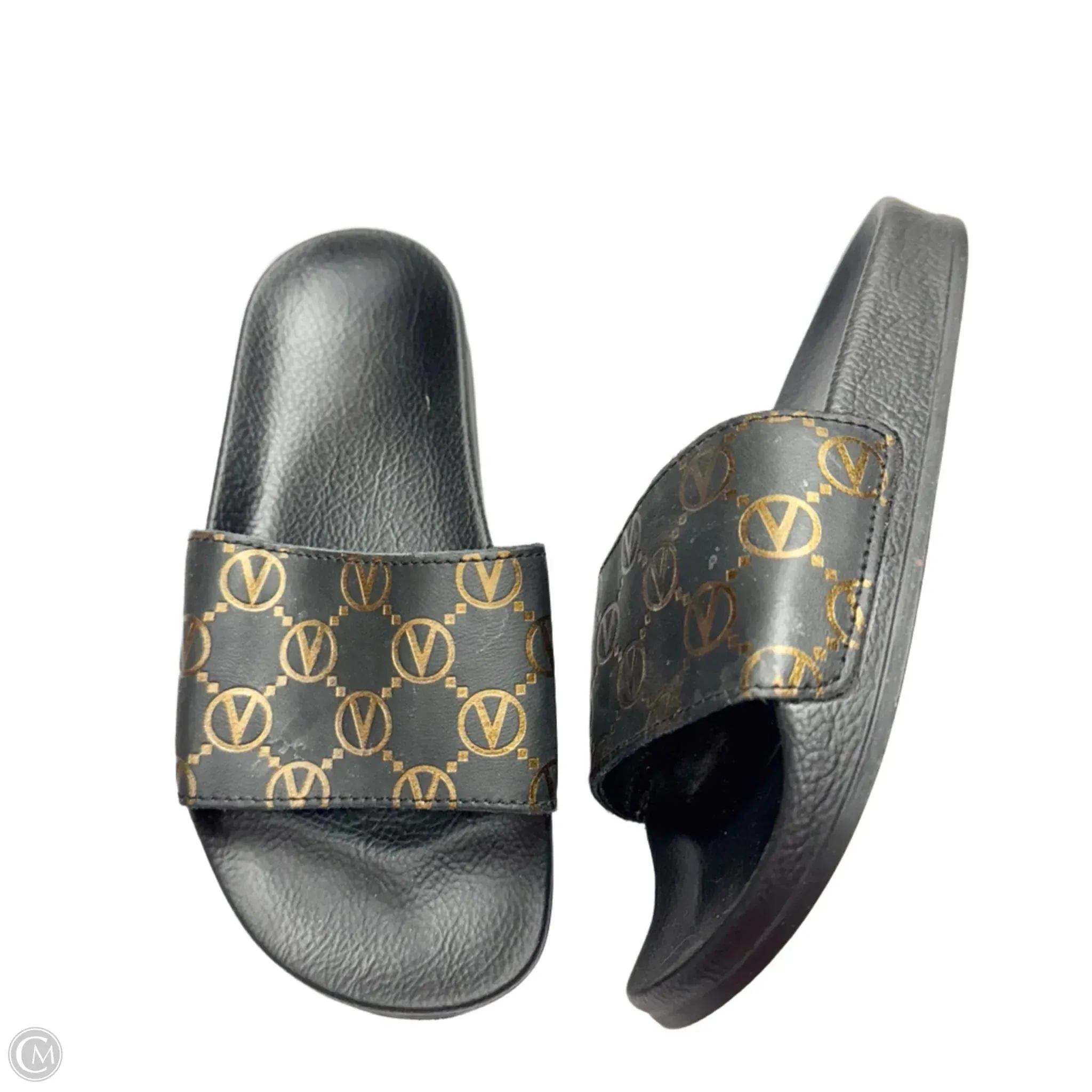 Sandals Designer By Valentino-mario In Black, Size: 6