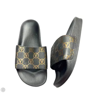 Sandals Designer By Valentino-mario In Black, Size: 6
