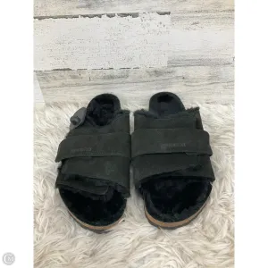 Sandals Flats By Birkenstock In Black, Size: 11.5