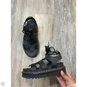 Sandals Flats By Dr Martens In Black, Size: 5