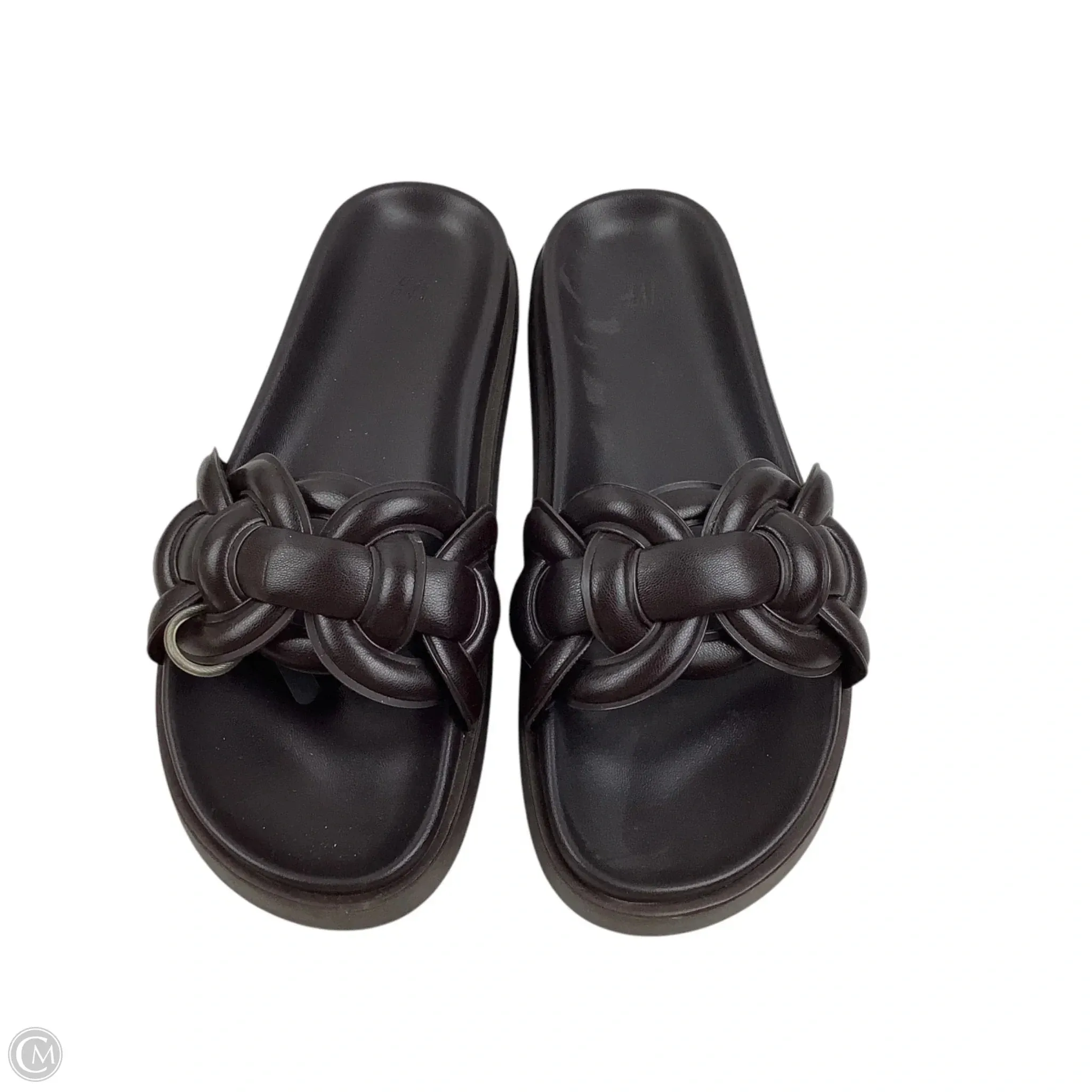 Sandals Flats By H&m In Brown, Size: 9.5 (40)