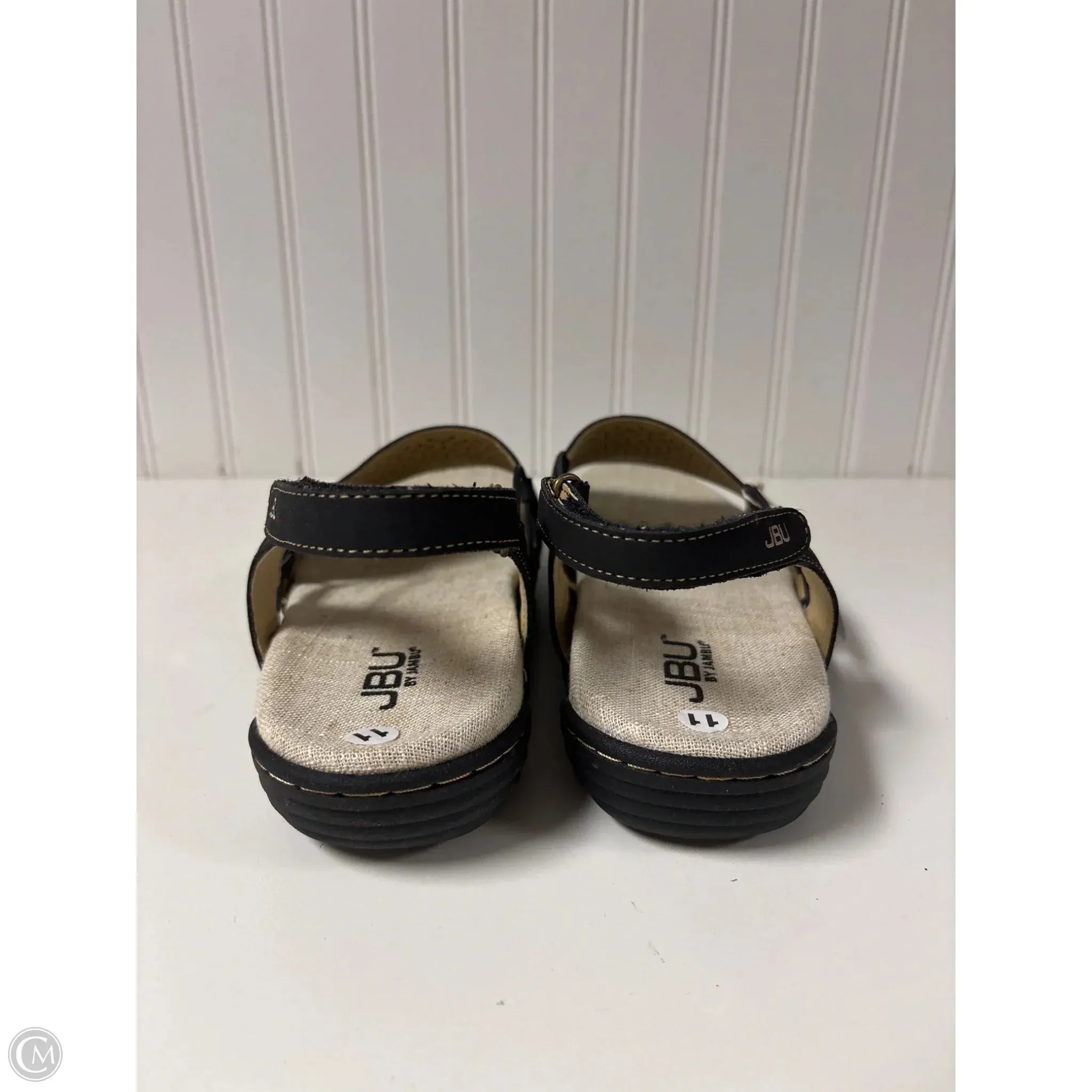 Sandals Flats By Jbu By Jambu In Black, Size: 11