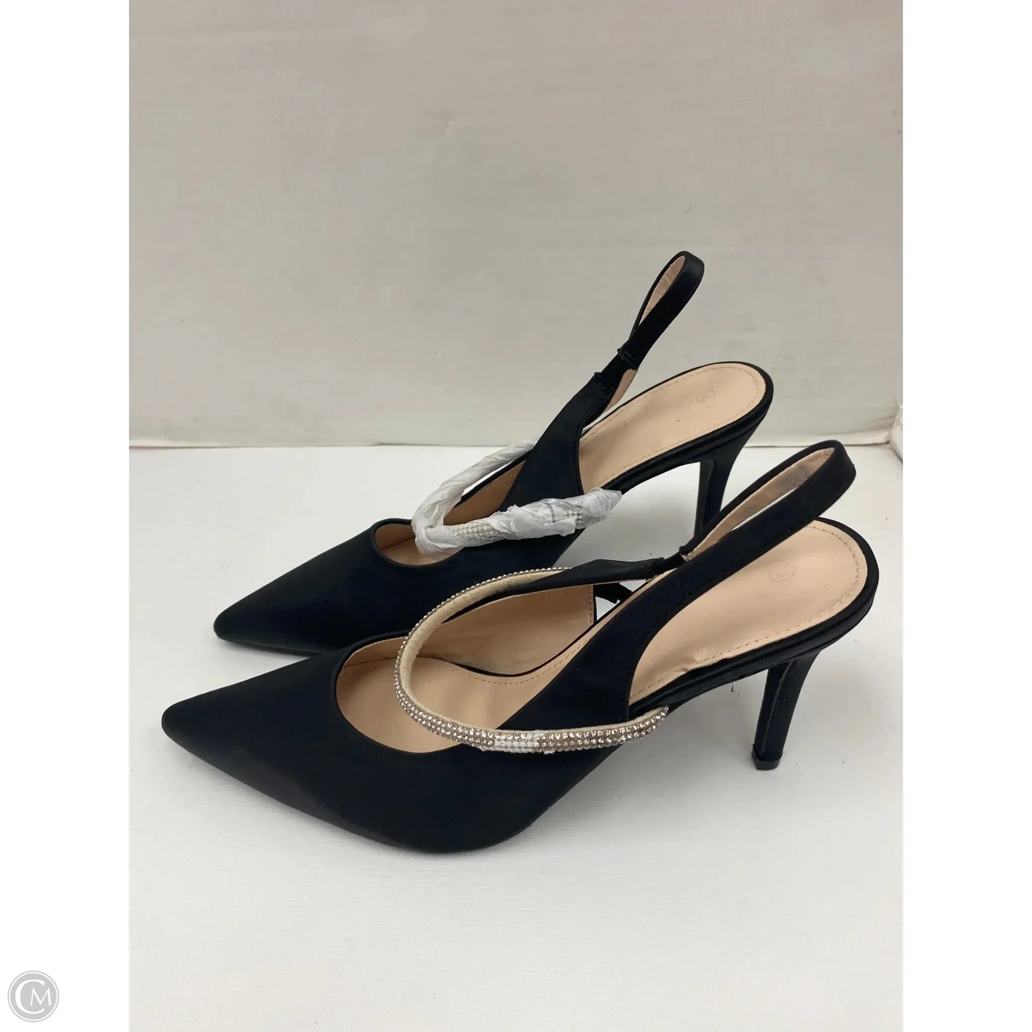 Sandals Flats By Nine West In Black, Size: 9.5