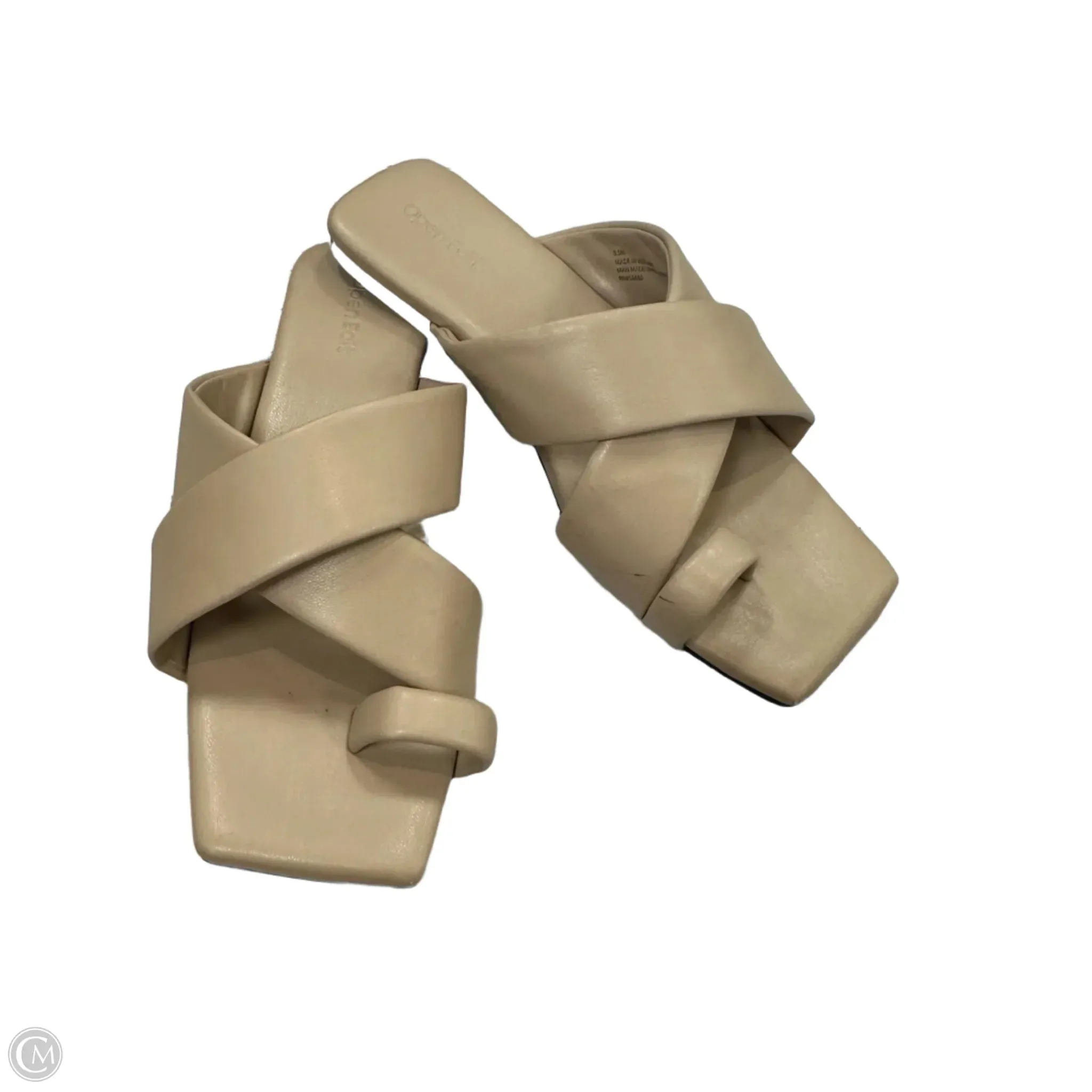 Sandals Flats By Open Edit In Beige, Size: 8.5