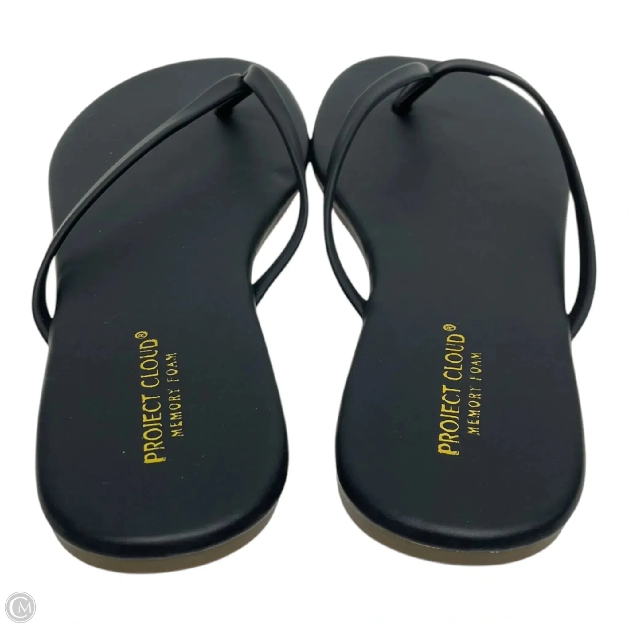 Sandals Flats By Project Cloud In Black, Size: 8