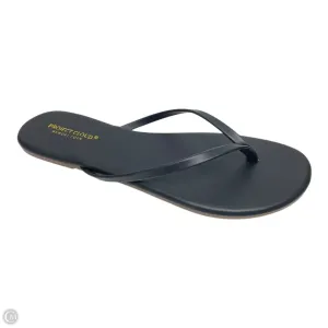 Sandals Flats By Project Cloud In Black, Size: 8