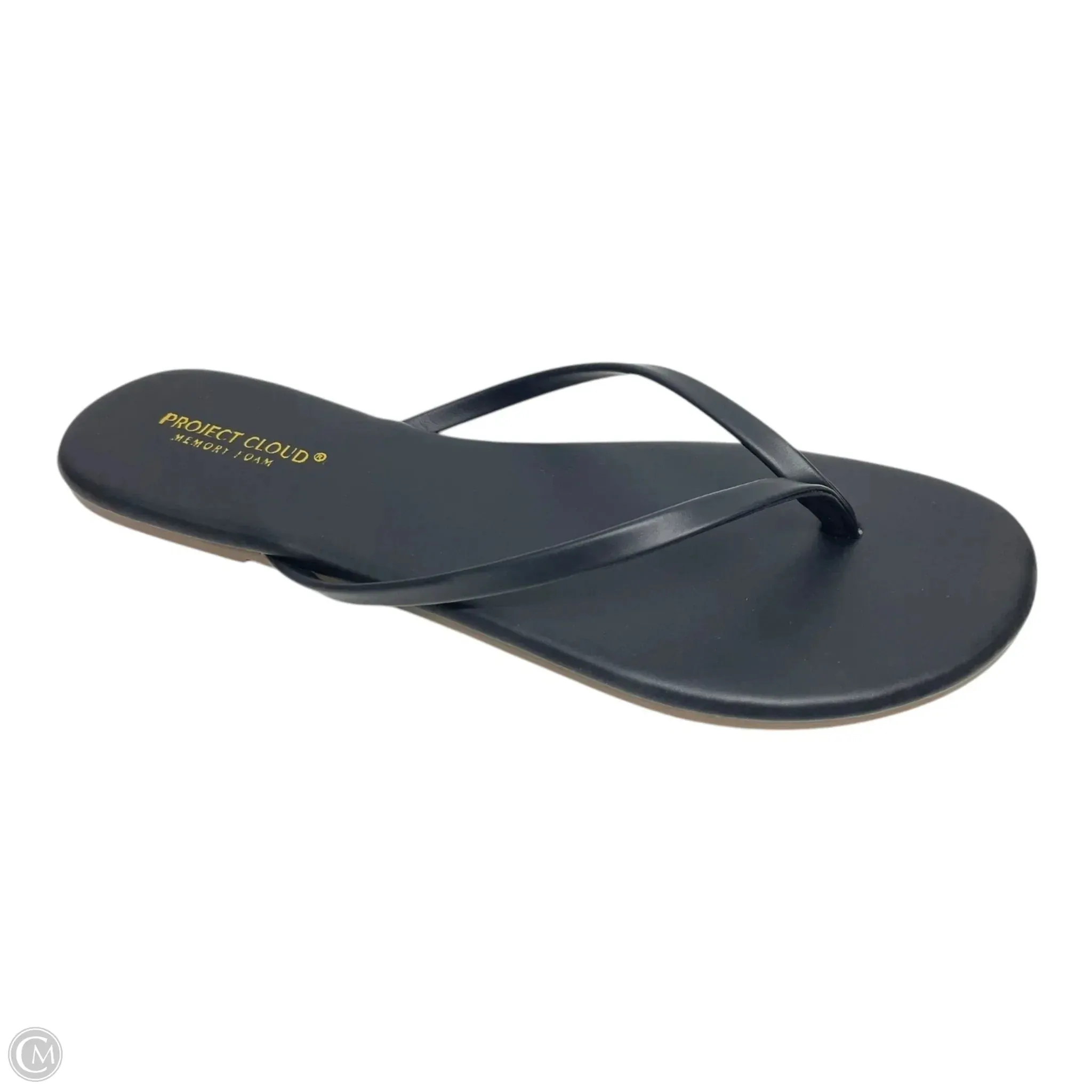 Sandals Flats By Project Cloud In Black, Size: 8