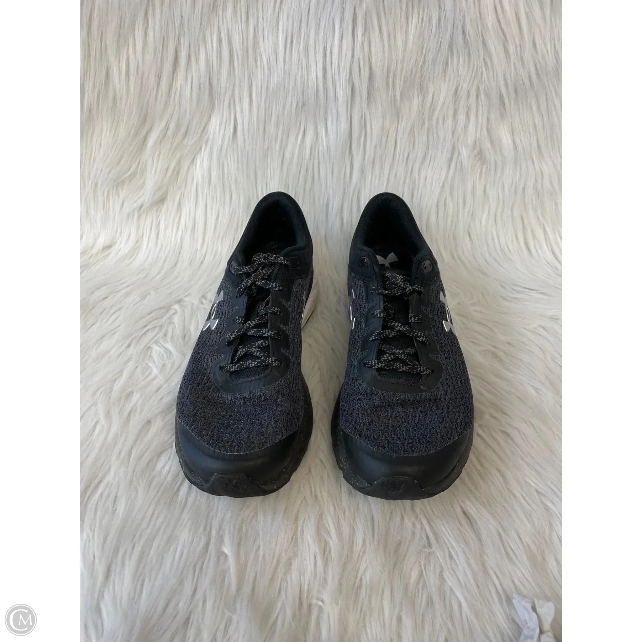 Shoes Athletic By Under Armour In Black & Grey, Size: 9
