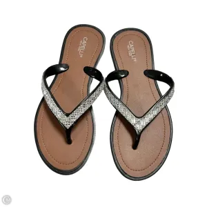 Shoes Flats By Capelli In Black & Brown, Size: 7