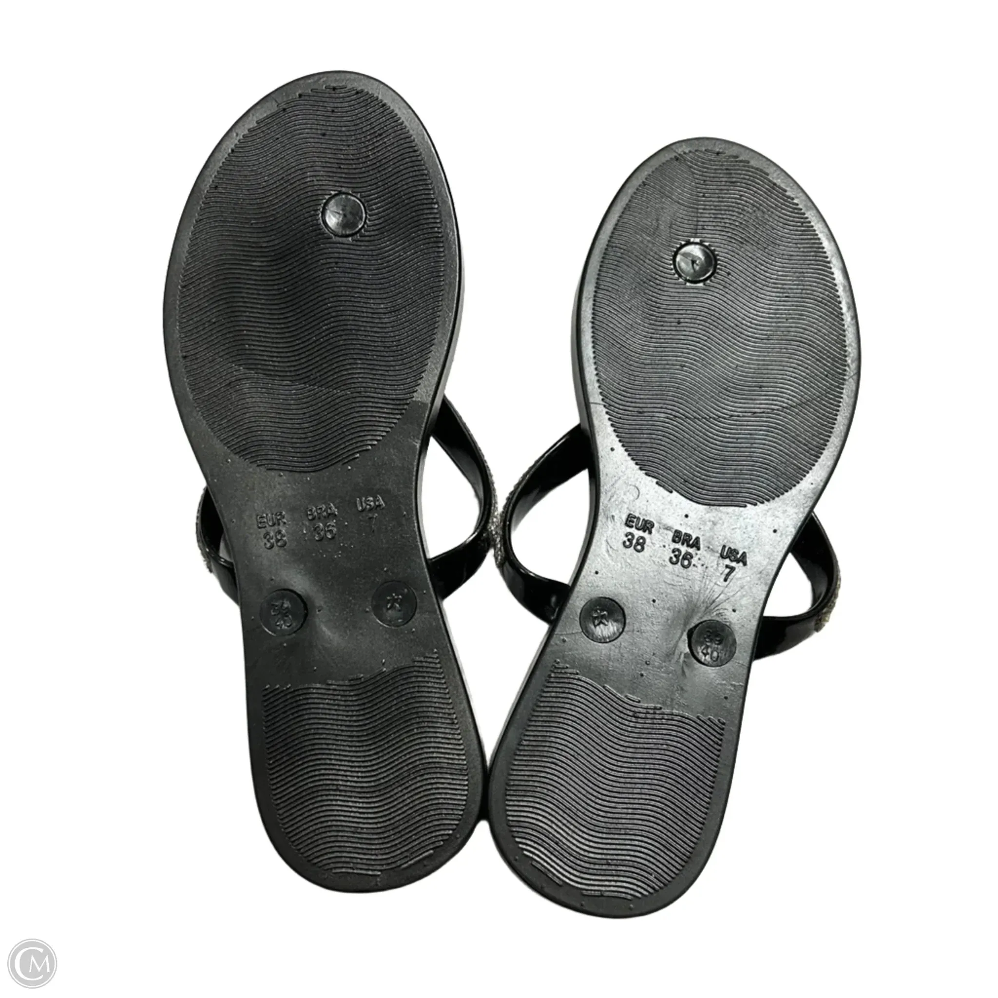 Shoes Flats By Capelli In Black & Brown, Size: 7