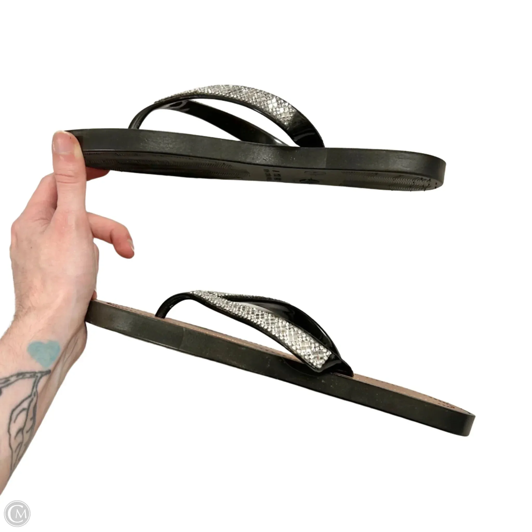 Shoes Flats By Capelli In Black & Brown, Size: 7