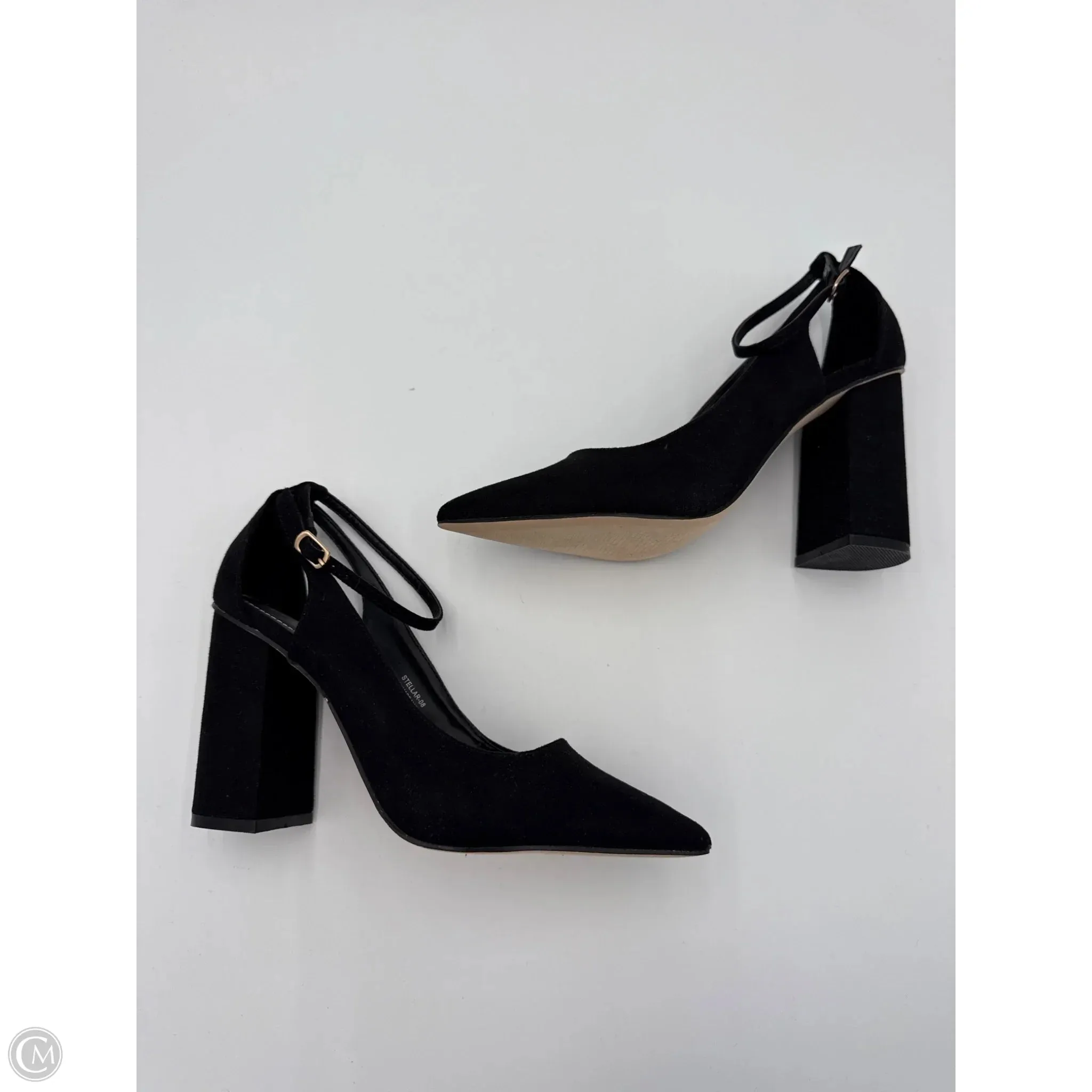 Shoes Heels Platform By Rouge In Black, Size: 8.5