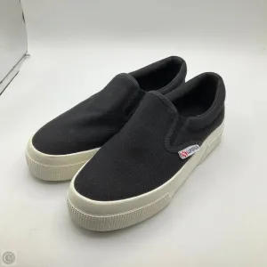 Shoes Sneakers By Superga In Black, Size: 6