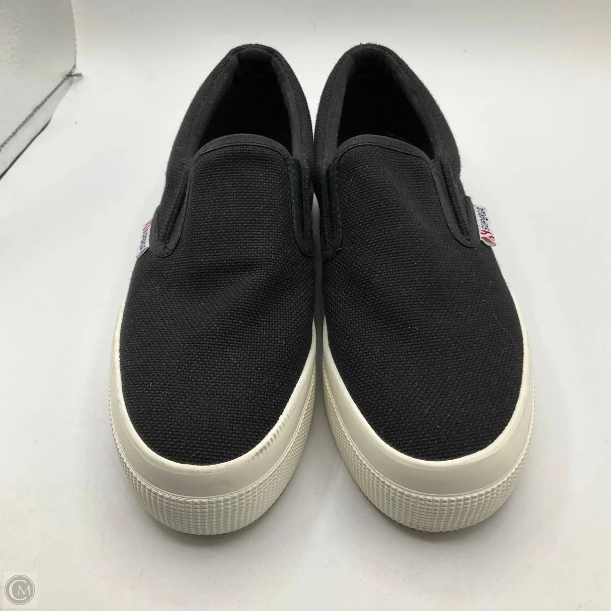 Shoes Sneakers By Superga In Black, Size: 6